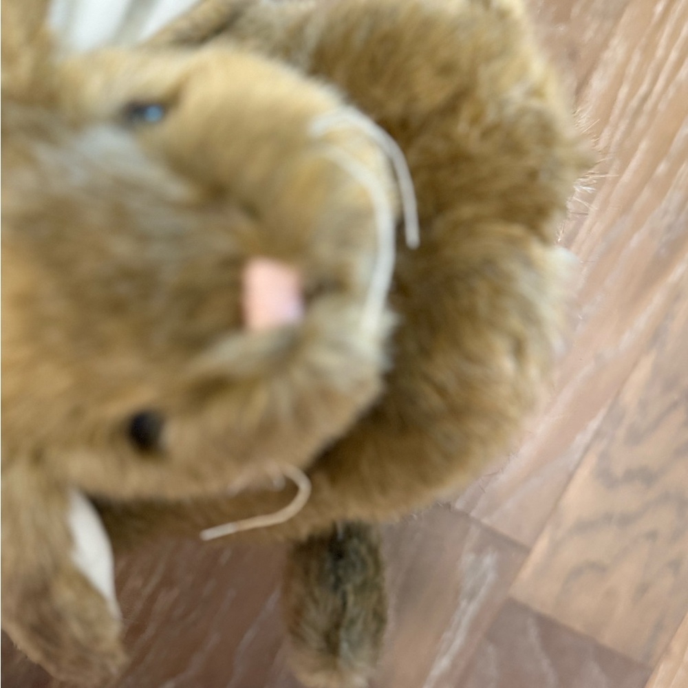 Bearington Brown Bunny Easter Plush Basket - Picture 5 of 8